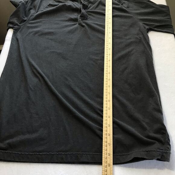 Uninterrupted More Than An Athlete New Rule M 1/4 snap short sleeve grey T-shirt - Picture 5 of 8